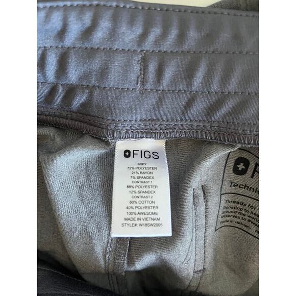 Figs Zamora Jogger Graphite Gray Women’s Small PO# 1668 - Picture 7 of 8